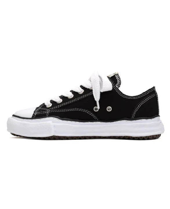 Maison Mihara Yasuhiro Peterson Canvas Low Black White | מייסון מיהרה יאסוהירו