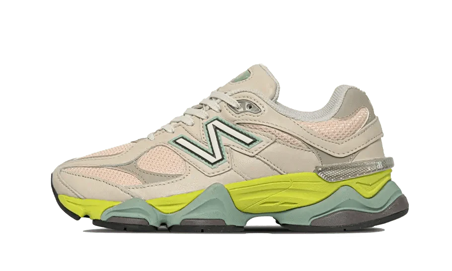 New Balance 9060 Moonbeam Vintage Rose Lime⁩ | ניו באלאנס